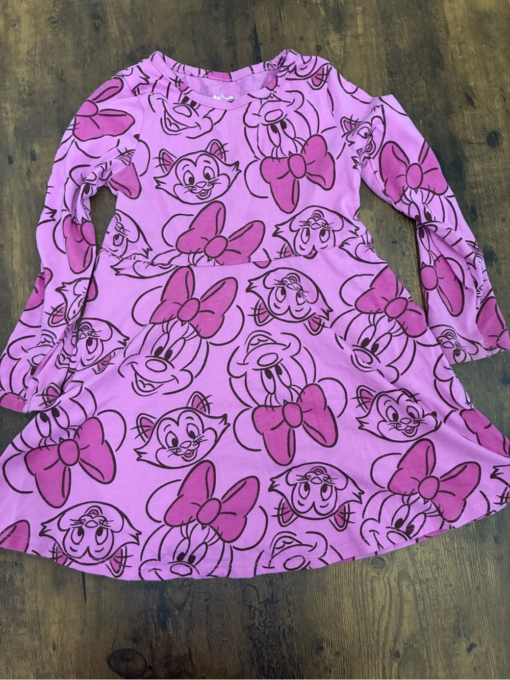Girl’s 4T Disney Minnie Mouse Long Sleeve Dress
